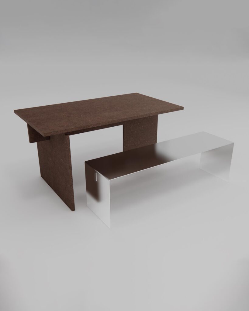 4-5__0004_v339+v345 Brown Table with Alu bench